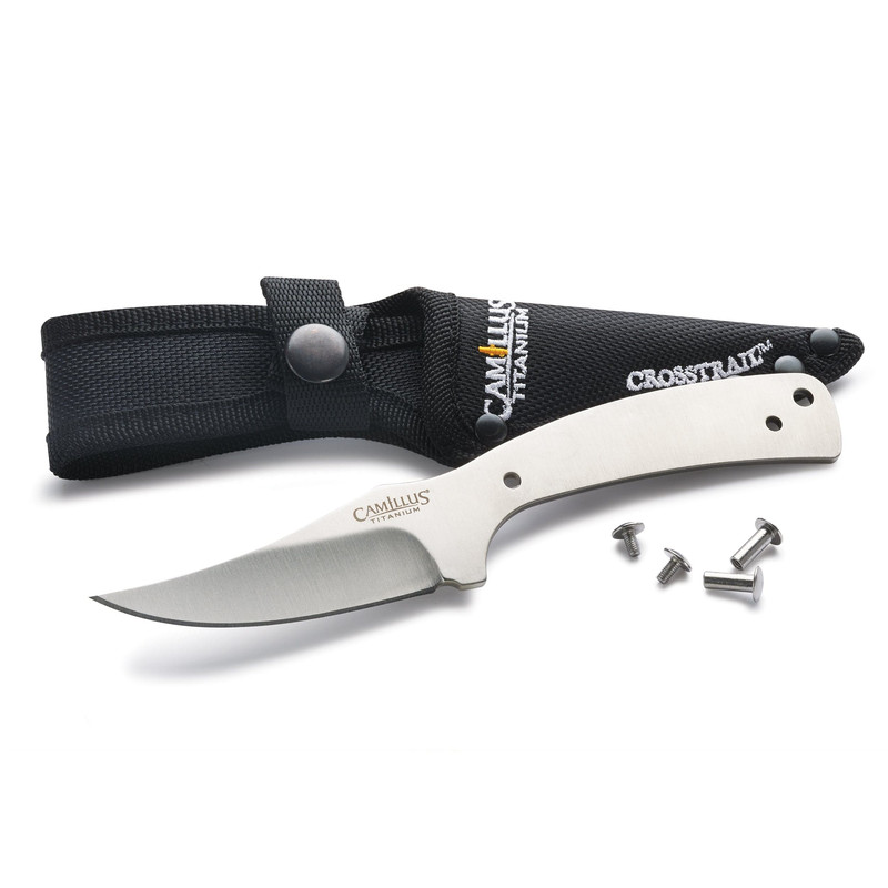 CrossTrail Fixed Blade Knife for Hunting and Fishing - 7" - Unfinished Kit
